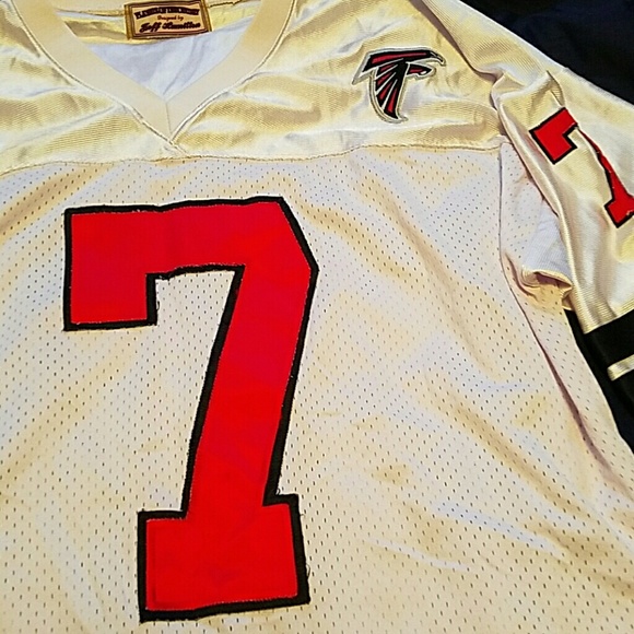 Sewn Throwback Falcons M. VICK Jersey - Picture 4 of 6